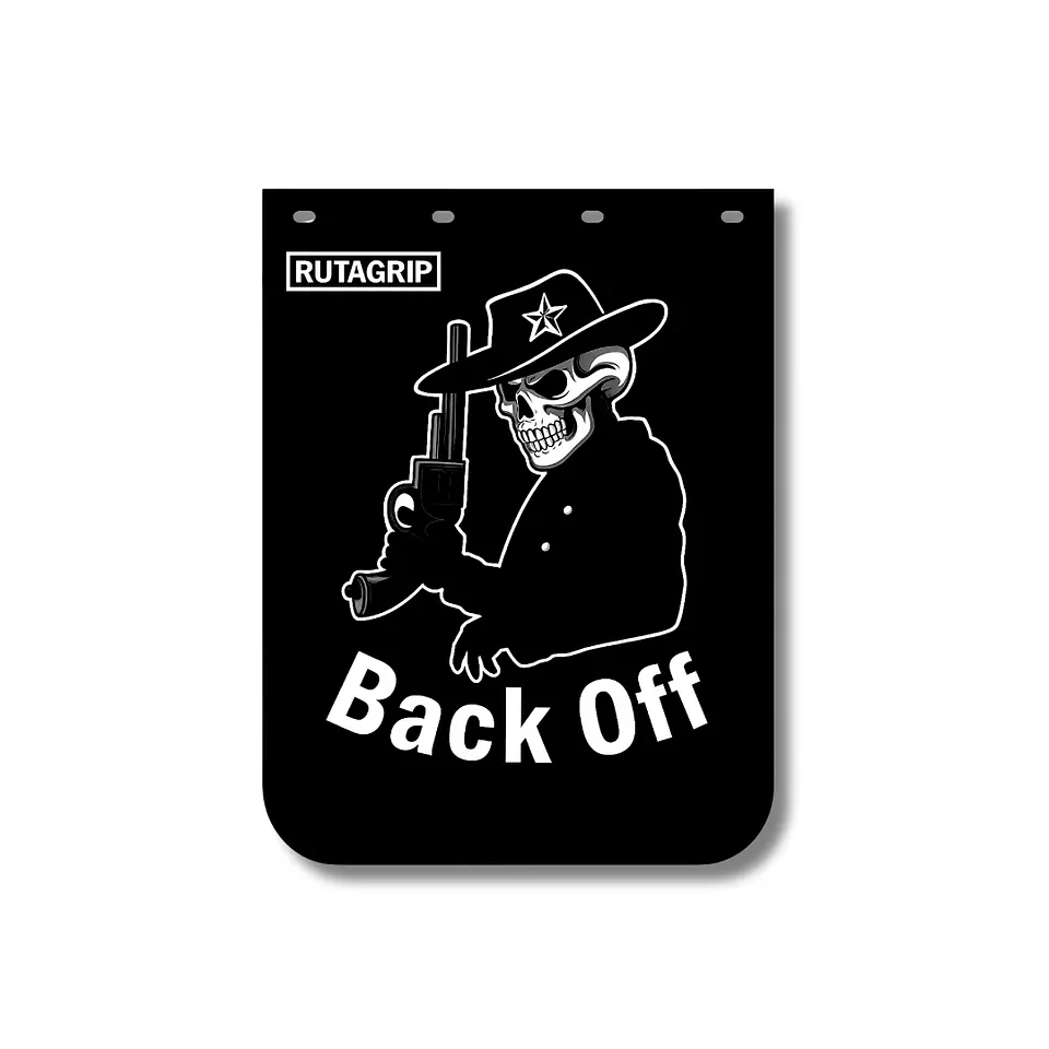 Par De Guardafangos Negros Back Off RutaGrip 76x60 1