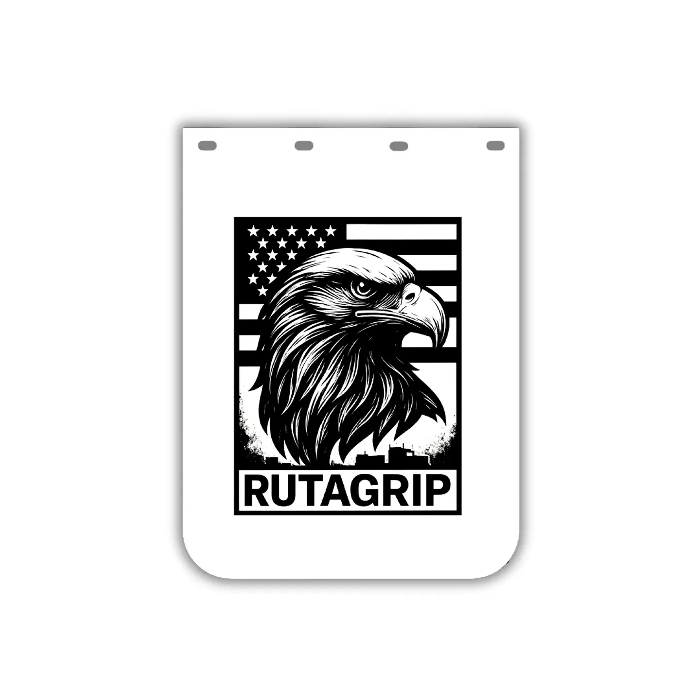 Par De Guardafangos Blancos Águila Americana RutaGrip 76x60 1