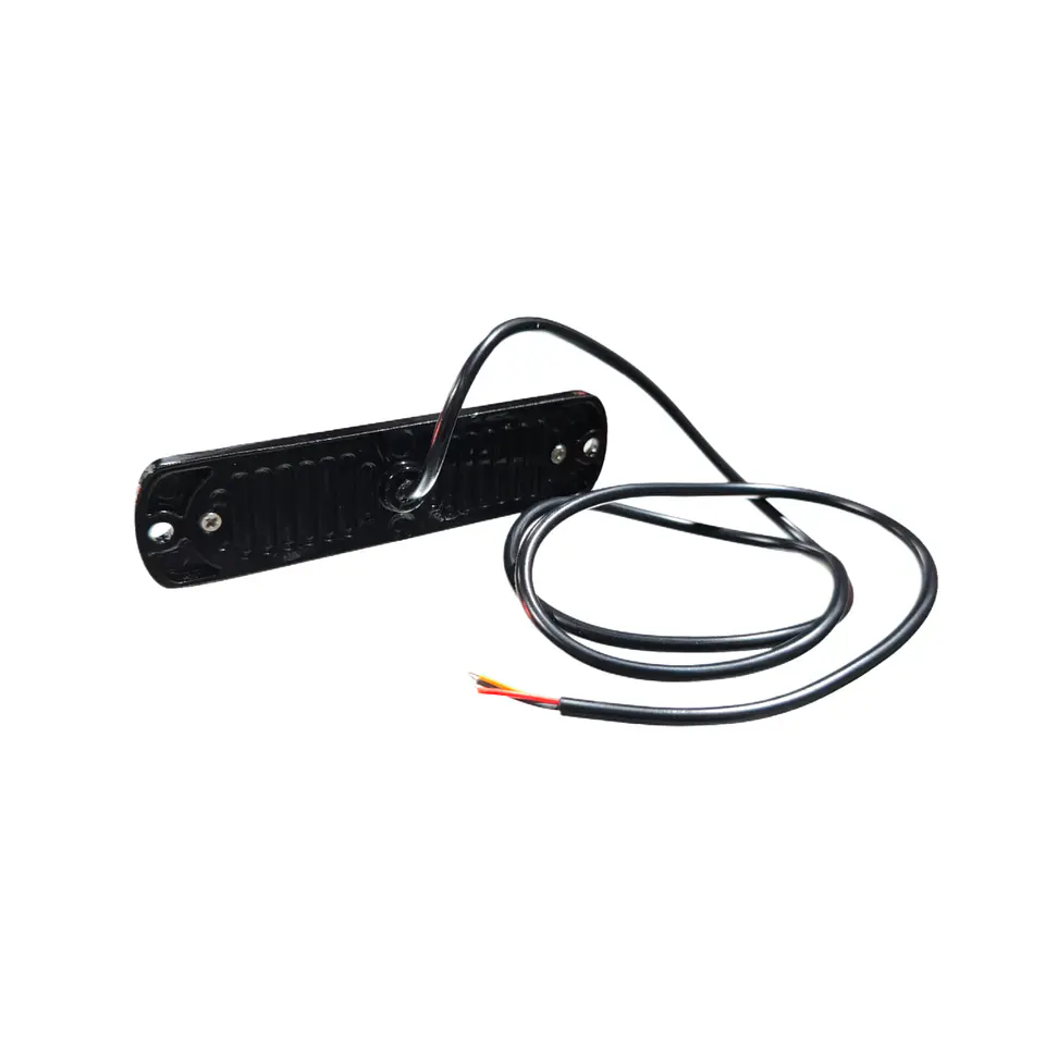 Destellante 6 led Ámbar 12v/24v 2