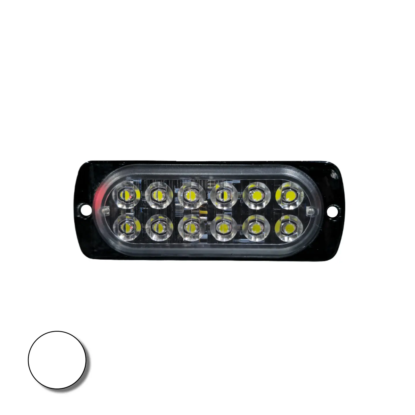 Destellante 12 led Blanco 12v/24v 1