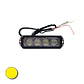Destellante 4 led Alta Luminosidad Ámbar 12v/24v - Miniatura 1