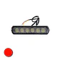 Destellante 6 led Alta Luminosidad Rojo 12v/24v - Miniatura 1