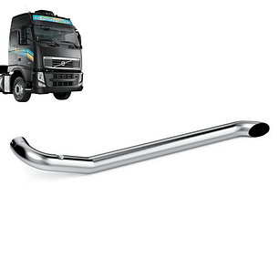 Cola De Escape 5″, Largo Con Curva 208cm Volvo Fh Generación 3