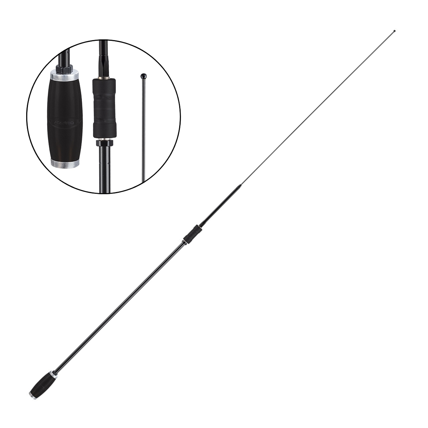 Antena Látigo Viuda Negra 163cm Con Resorte 1