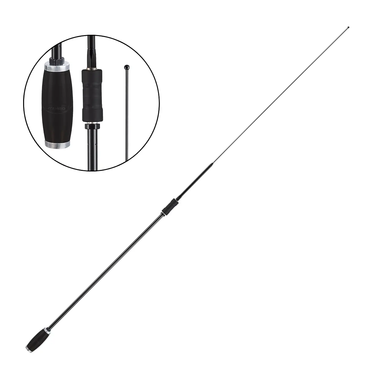 Antena Látigo Viuda Negra 163cm Con Resorte 1