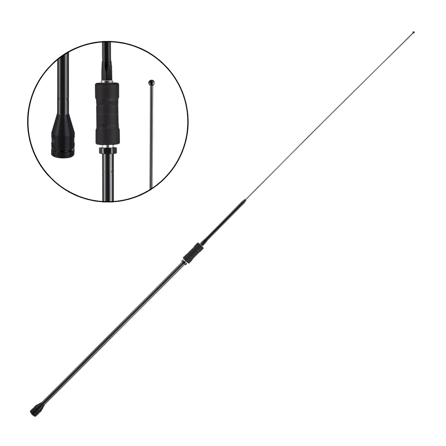 Antena Látigo Viuda Negra 163cm Fija 1