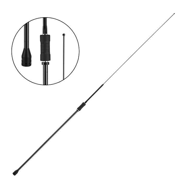 Antena Látigo Viuda Negra 163cm Fija 1