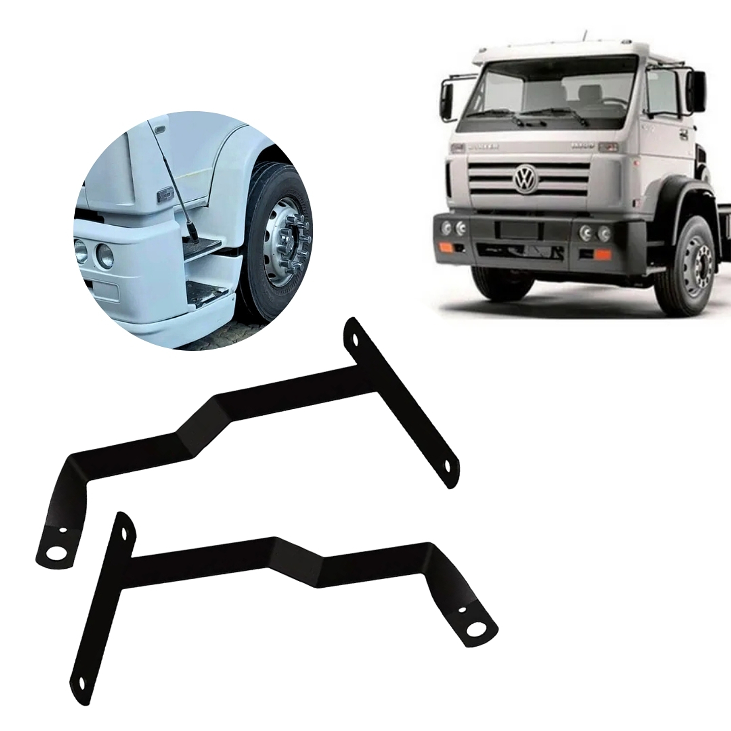 Par De Bases Para Antena Compatible Con Volkswagen Worker/Titan 1