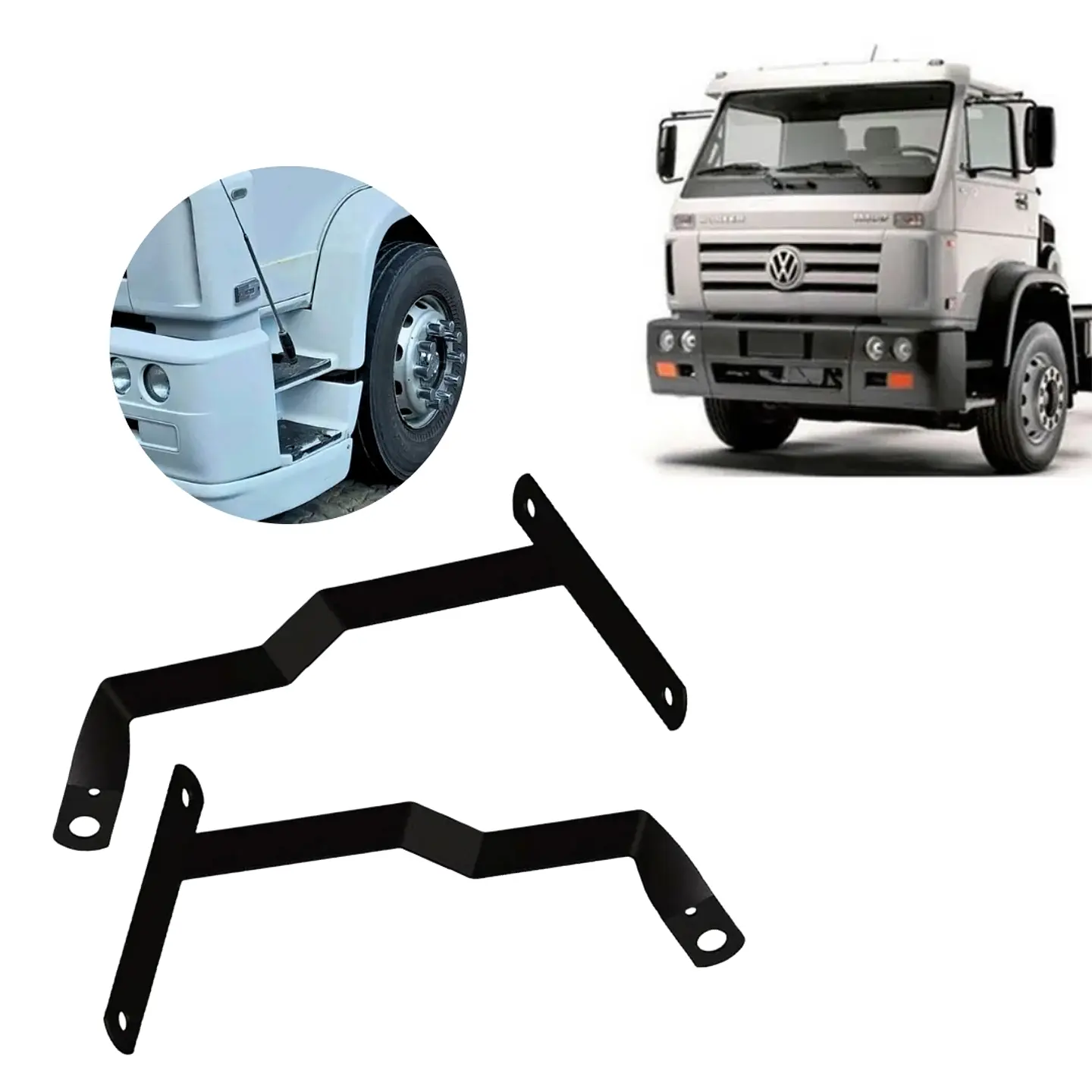 Par De Bases Para Antena Compatible Con Volkswagen Worker/Titan 1