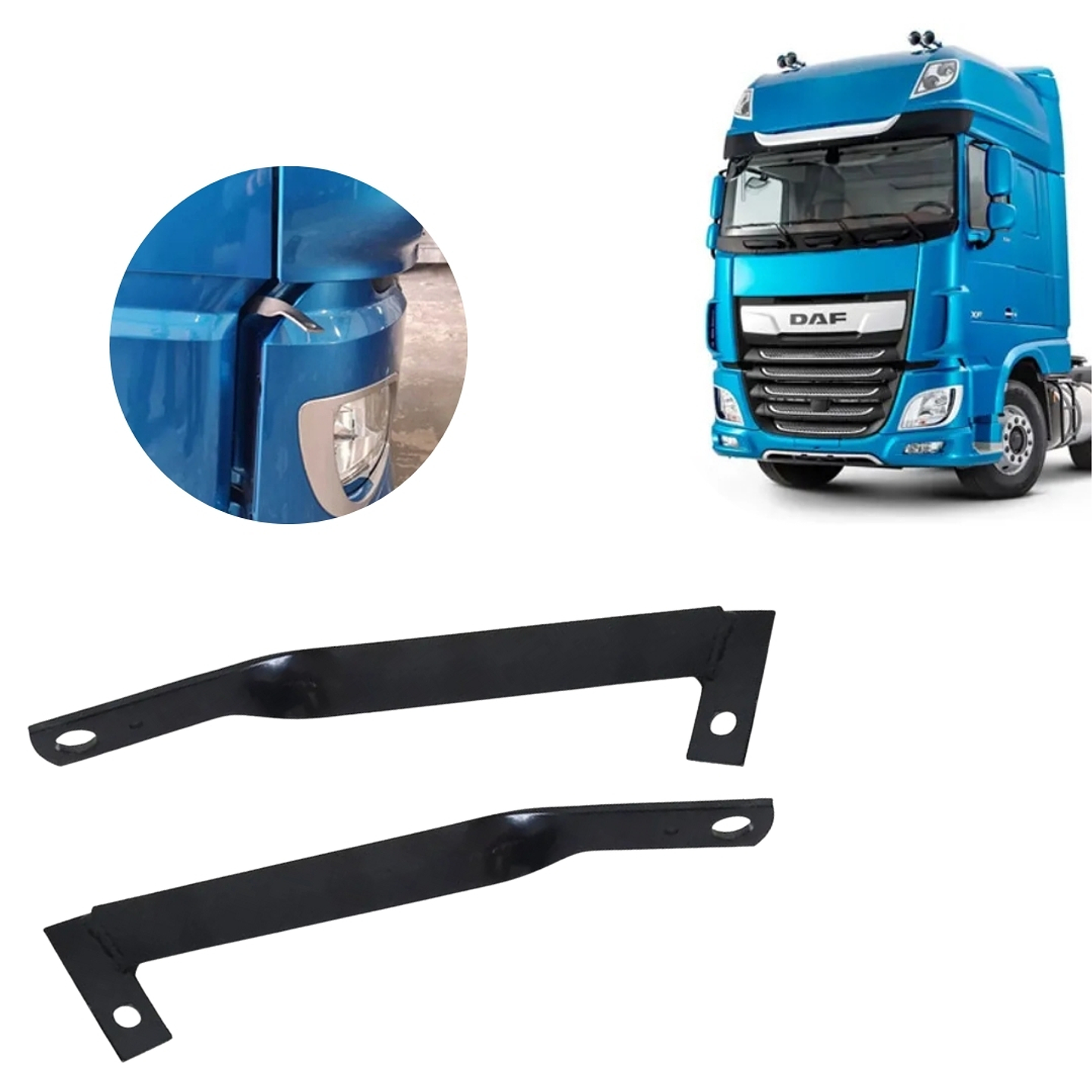 Par De Bases Para Antena Compatible Con Daf XF/CF 2015 a 2023  1