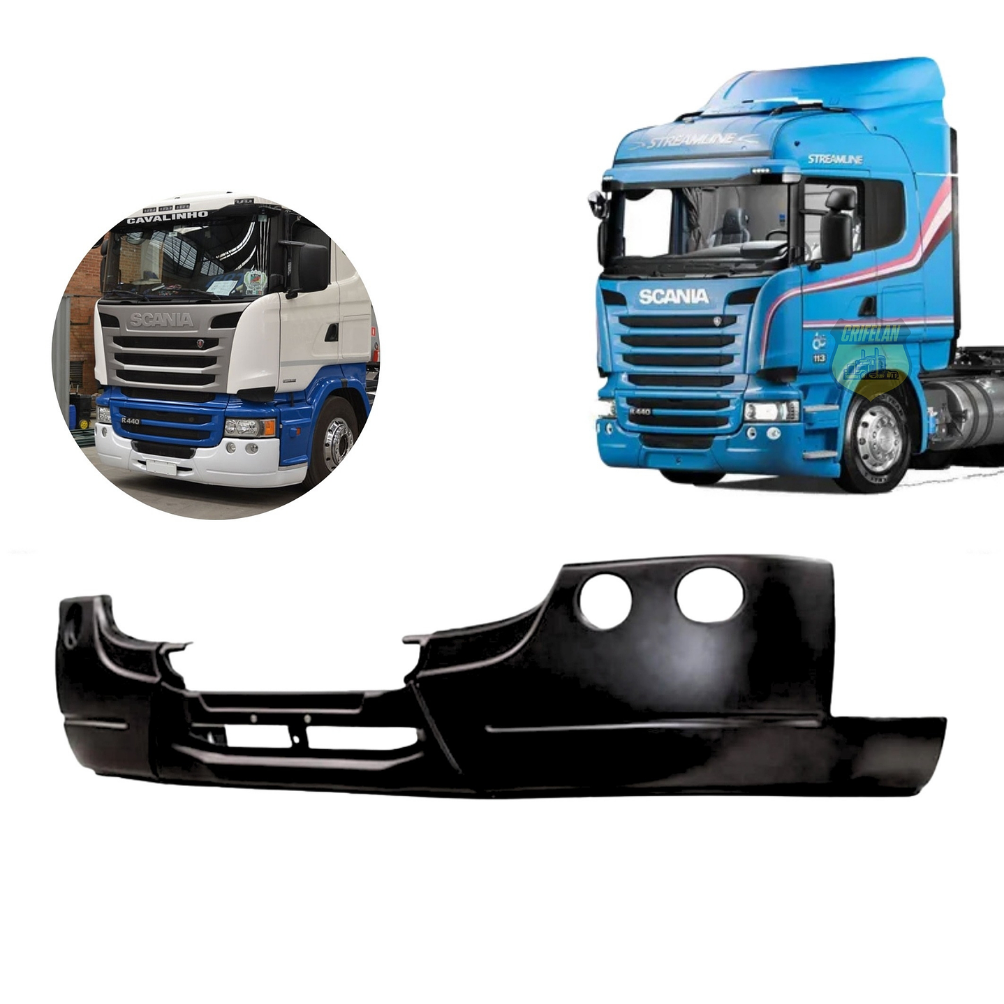 Funda De Parachoque Compatible con Scania Serie 5 Streamline 1