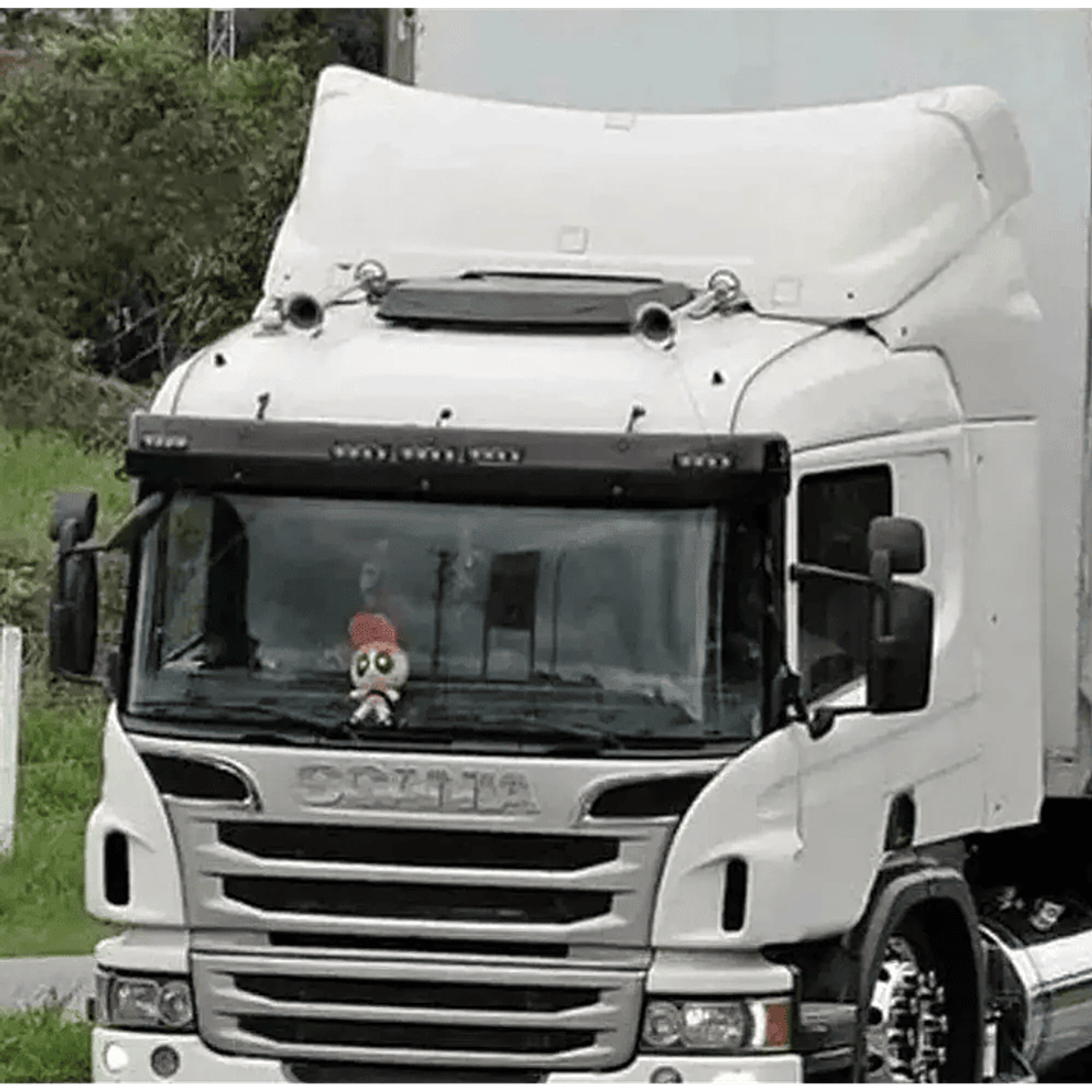 Bocina De Aire Modelo Marítima 70cm 1 Cañon redonda 12v/24v (Solo Bocina) 6