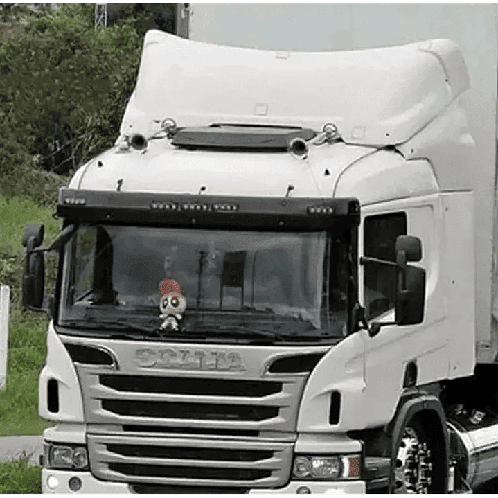 Bocina De Aire Modelo Marítima 70cm 1 Cañon redonda 12v/24v (Solo Bocina) 6