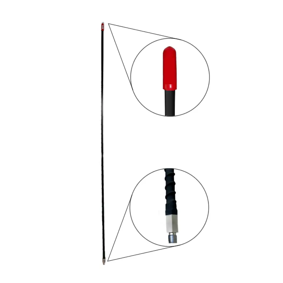 Antena Chapulina Negra 120cm 1