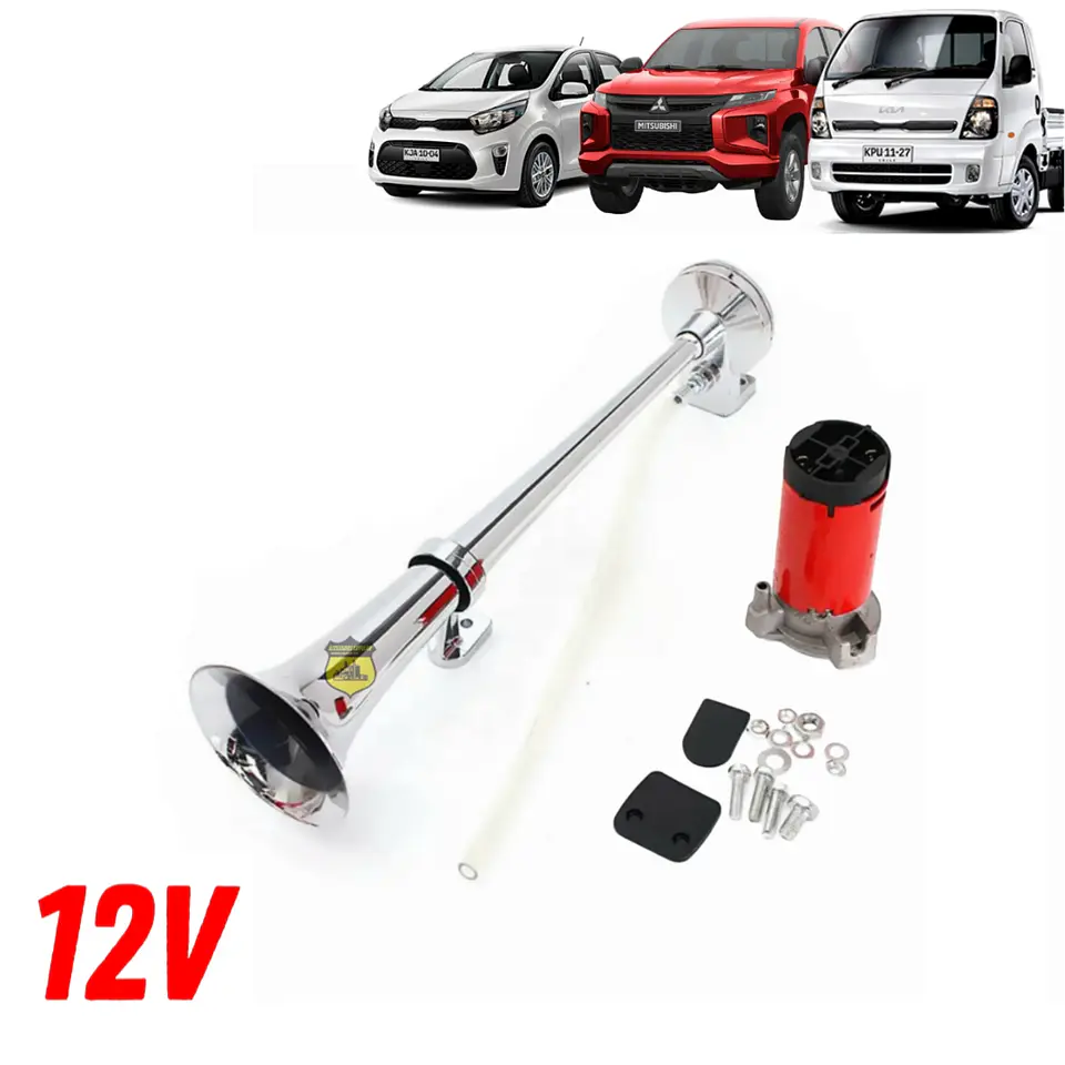 Bocina De 1 Cañon Con Compresor 12v 1