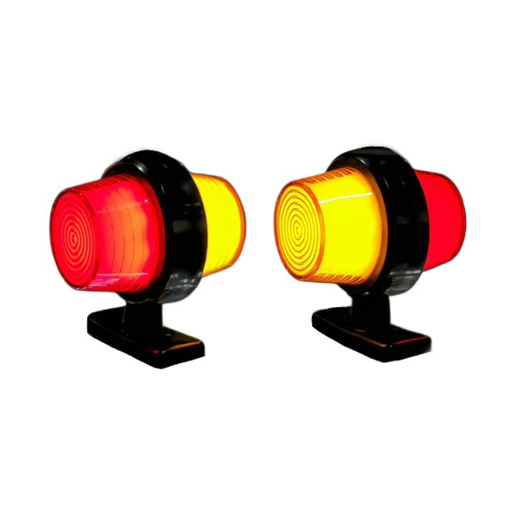 Chapulin Led Corto Ámbar/Rojo 12v/24v, COD.CDR001 2
