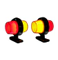 Chapulin Led Corto Ámbar/Rojo 12v/24v, COD.CDR001 - Miniatura 2