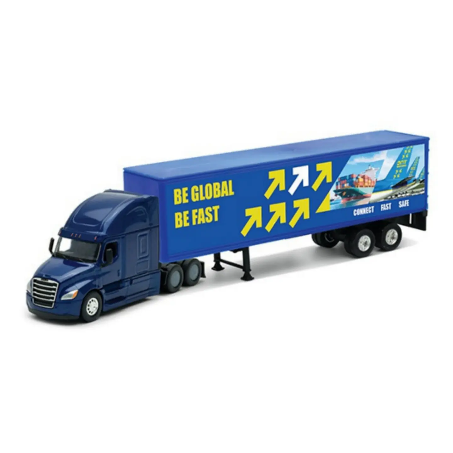 Camion Freightliner Con Semirremolque Beglobal Escala 1:64 1