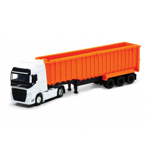 Camión Volvo Con Batea Escala 1:64