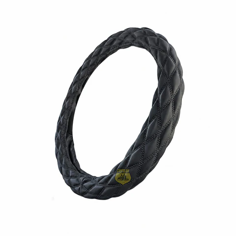 Cubre Volante 50cm Extra Grueso, Opaco Hilo Negro