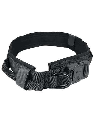 Collar Tactico Militar Ajustable Para Perros y Mascotas