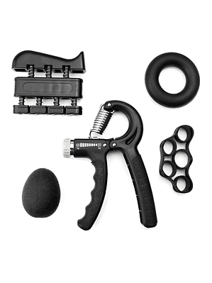 Set Hand Grip Ejercicios Fuerza Mano Dedos Antebrazo