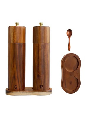 Molinillos De Madera Moledor De Sal y Pimienta