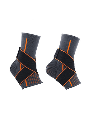 Tobilleras Deportivas De Compresion Ajustable El Par