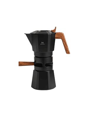 Cafetera Italiana Doble Valvula Portatil 4 Tazas Moka