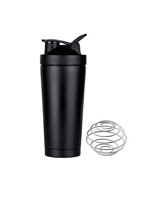 Shaker Mezclador Batidos De Proteina Acero Inoxidable 750ml