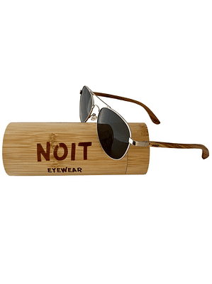 Anteojos De Sol Estilo Aviador Polarizados Gafas De Madera