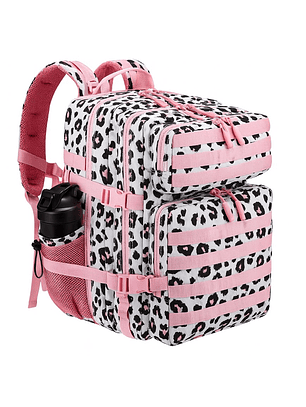 Mochila 45 Litros Animal Print Rosa