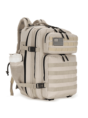 Mochila Táctica 45 Litros Caqui Claro