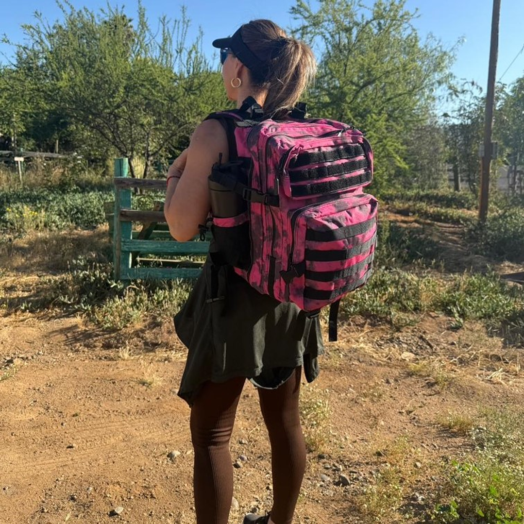 Mochila Táctica 35 Litros Fucsia 4