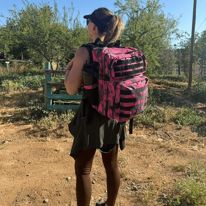 Mochila Táctica 35 Litros Fucsia 4