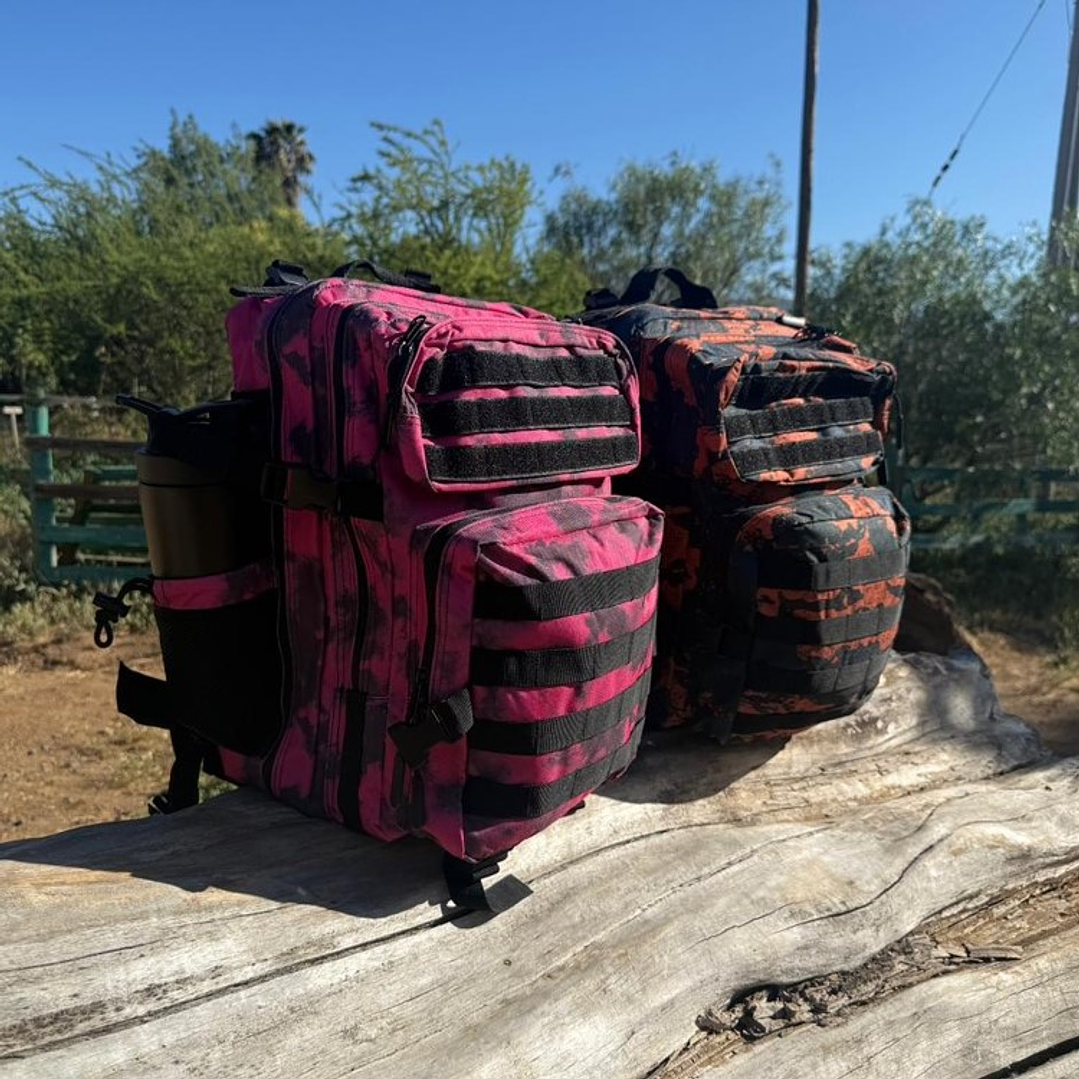 Mochila Táctica 35 Litros Fucsia 5