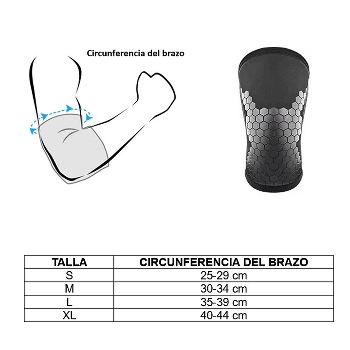 Coderas Neopreno 7mm Para Entrenamiento 4