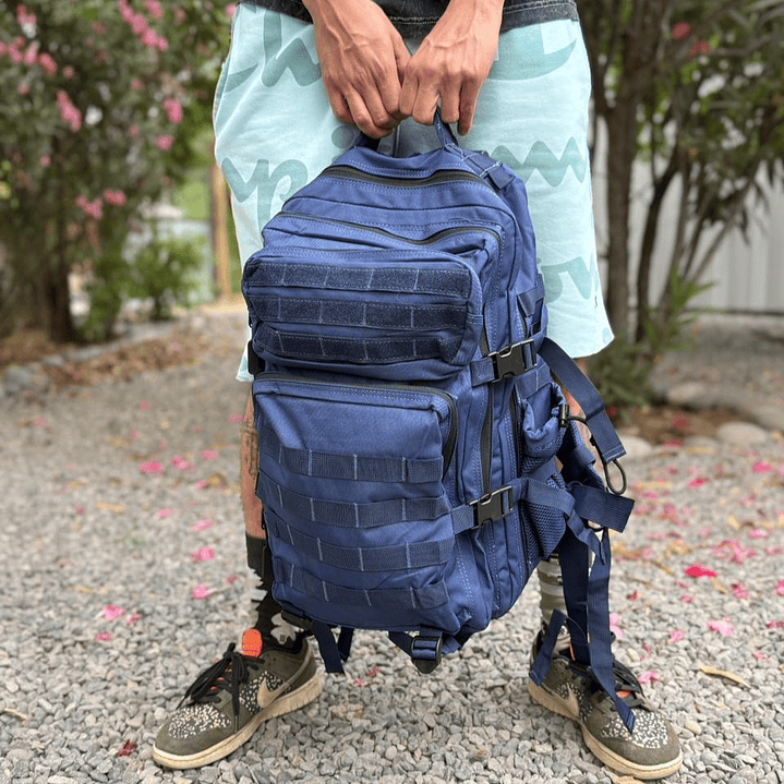Mochila Táctica 45 Litros Azul Marino 4
