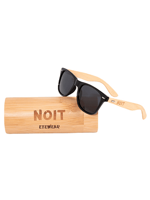 Lentes De Sol Gafas De Madera Polarizadas Negro