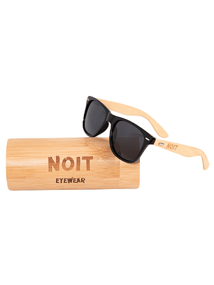 Lentes De Sol Gafas De Madera Polarizadas Negro