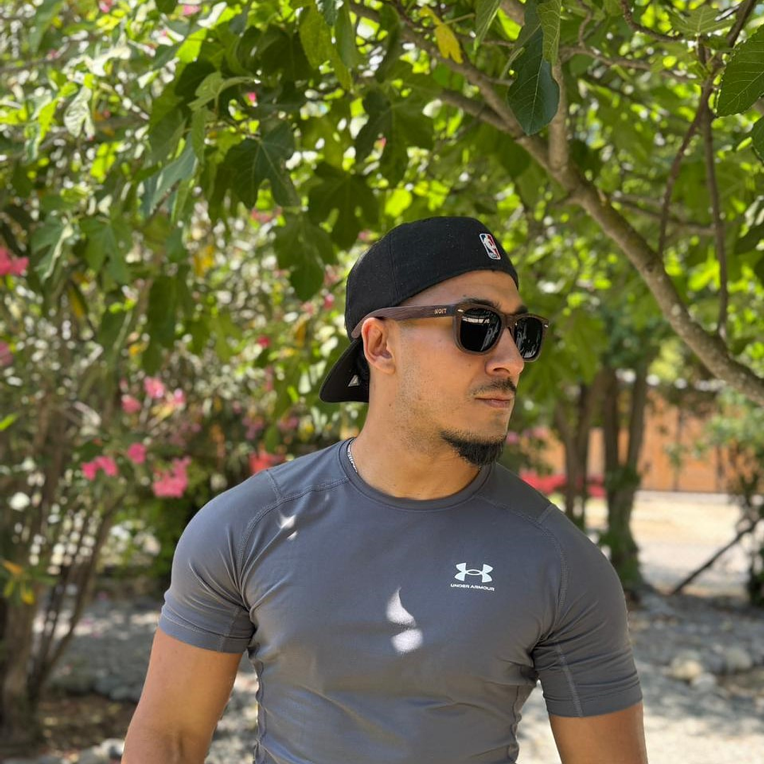 Lentes De Sol Gafas De Madera Polarizados Zebra Oscuro 4