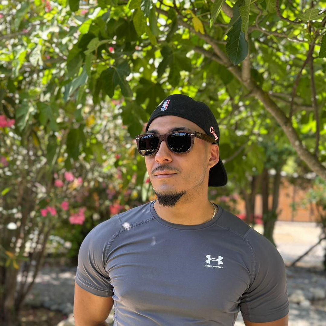 Lentes De Sol Gafas De Madera Polarizados Zebra Oscuro 5