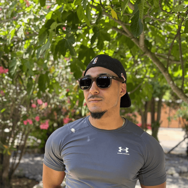 Lentes De Sol Gafas De Madera Polarizados Zebra Oscuro 5