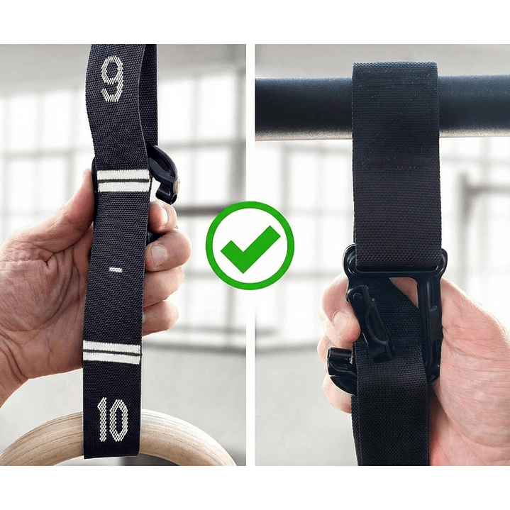 Anillas Olímpicas De Madera Gimnasia Calistenia Crossfit Numeradas 3