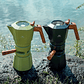 Cafetera Italiana Doble Valvula Portatil 4 Tazas Moka - Miniatura 3