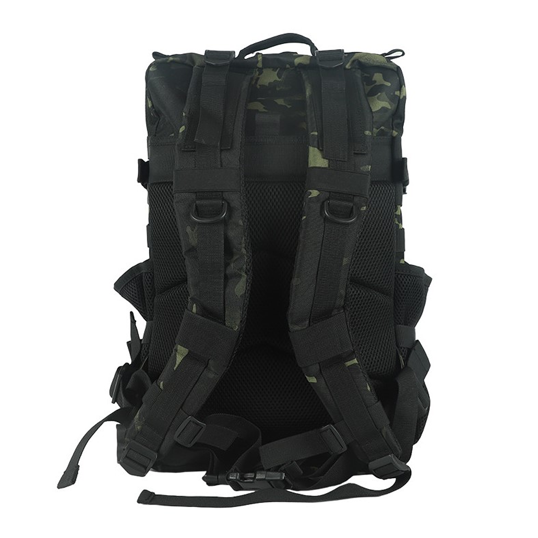Mochila Táctica 45 Litros Verde Camo  2