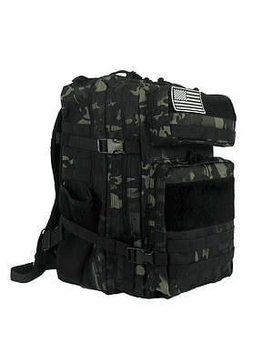 Mochila Táctica 45 Litros Verde Camo 