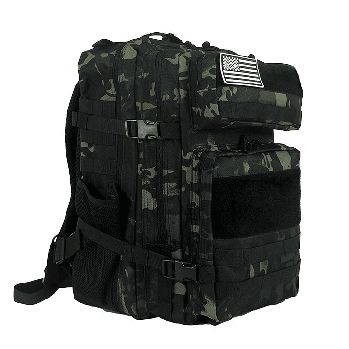 Mochila Táctica 45 Litros Verde Camo  1