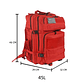 Mochila Táctica 45 Litros Rojo - Miniatura 2