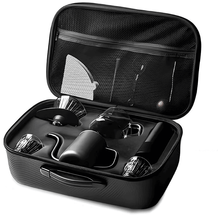 Kit V60 Maletin Set Accesorios De Cafe Cafetera Para Viajes 1
